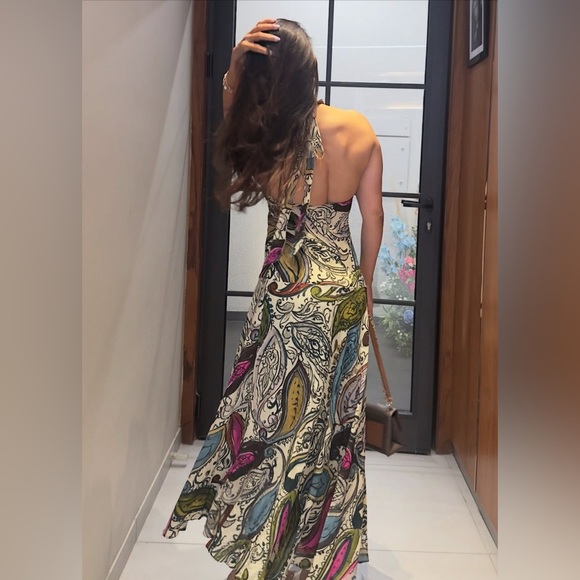 🔥🔥Zara ZW collection printed halter dress - Picture 5 of 12